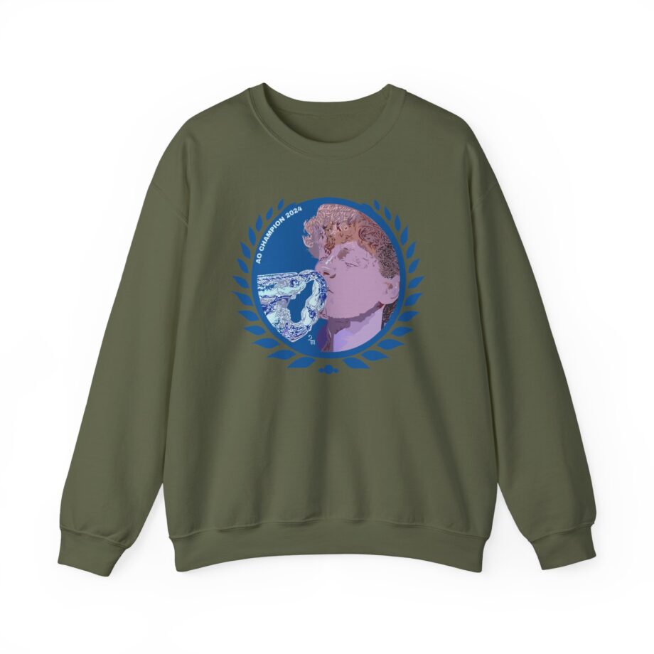 Jannik Sinner Ao Champion Unisex Heavy Blend Crewneck Sweatshirt