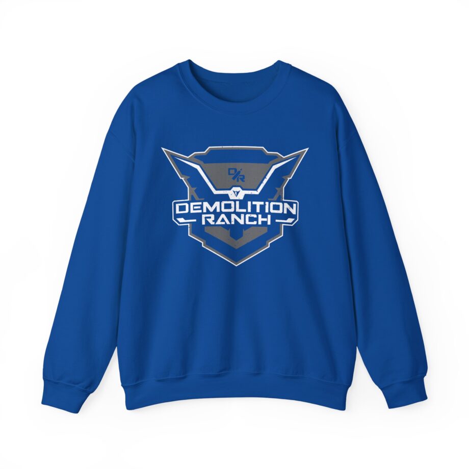 Monochrome Shield Unisex Heavy Blend Crewneck Sweatshirt