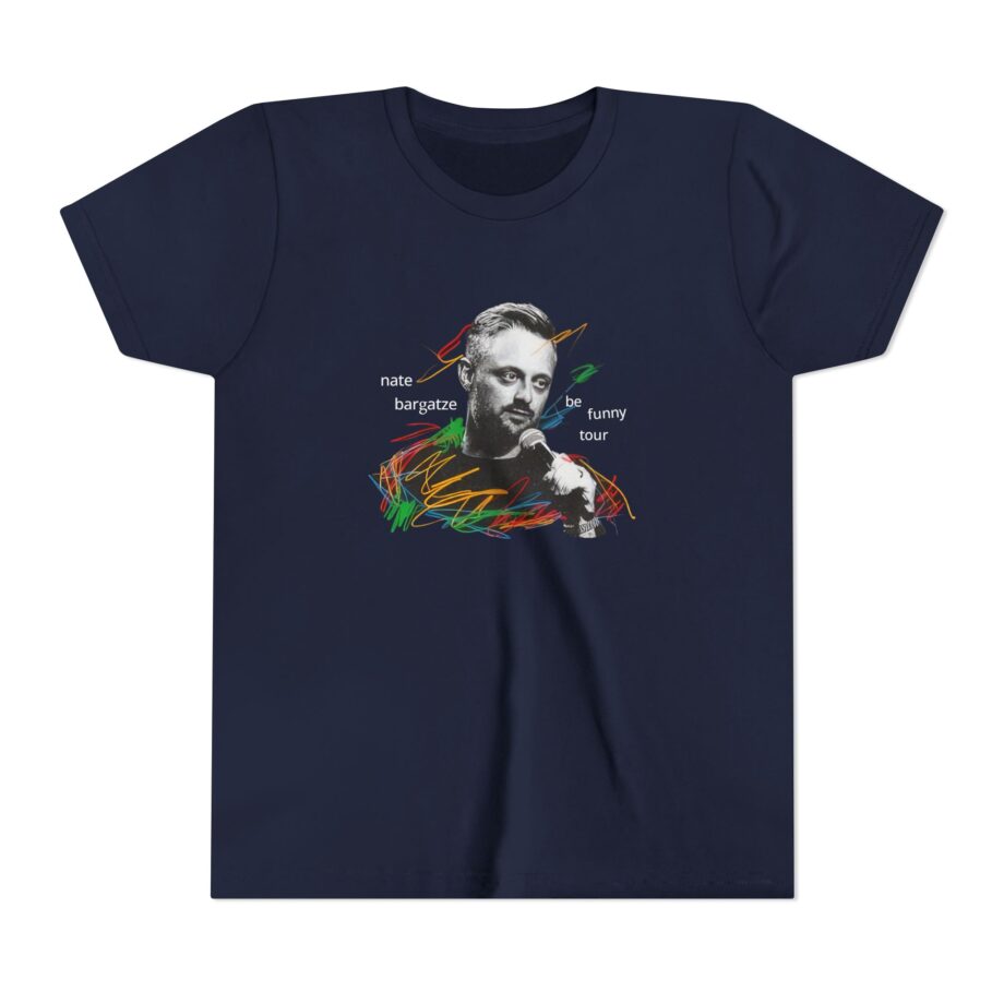 Nate Bargatze 2024 Be Funny Tour Youth Short Sleeve Tee