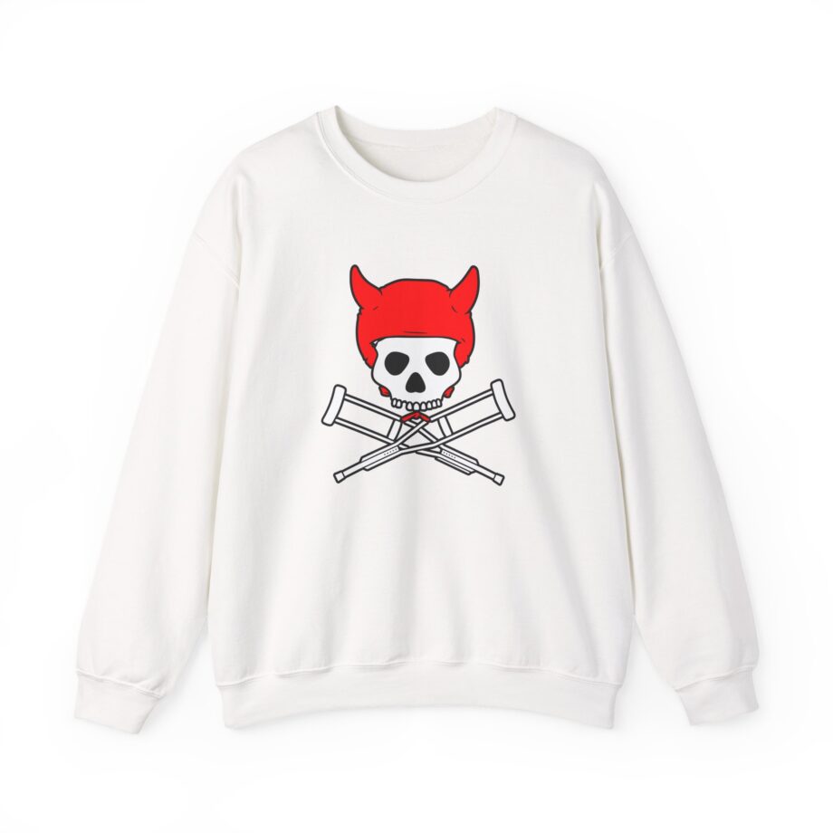 Jackass Camouflage Helmet Unisex Heavy Blend™ Crewneck Sweatshirt