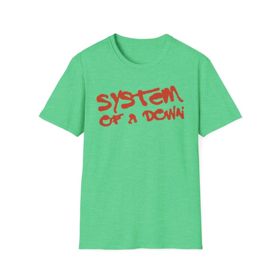 System of a Down Puff Script Unisex Softstyle T-Shirt