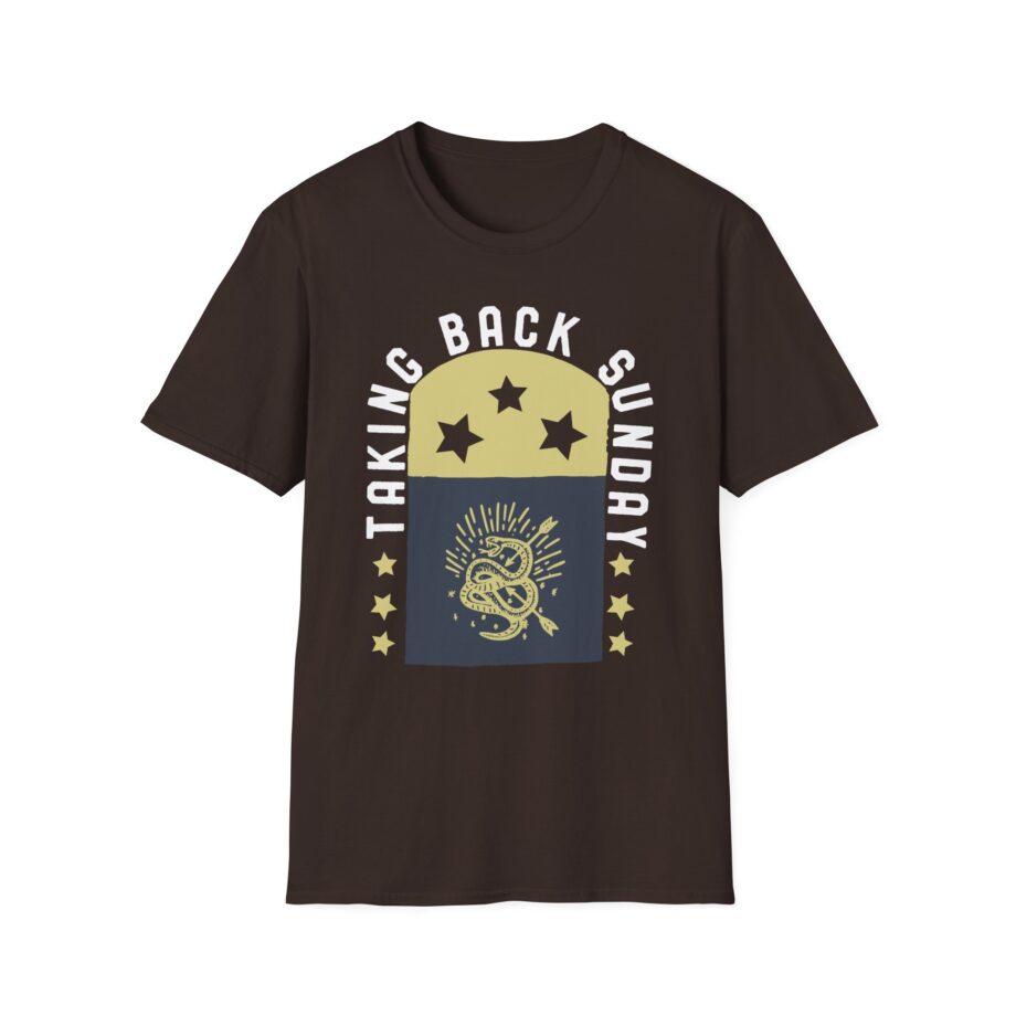 Taking Back Sunday Star Flag Unisex Softstyle T-shirt