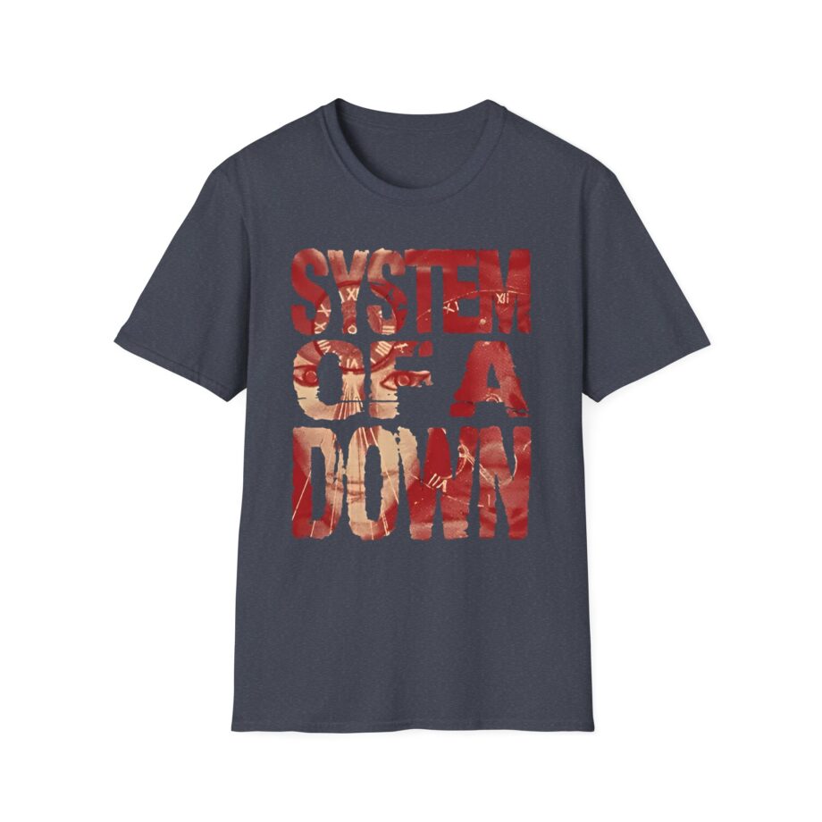 System of a Down Mezmerize Tracklist Unisex Softstyle T-Shirt