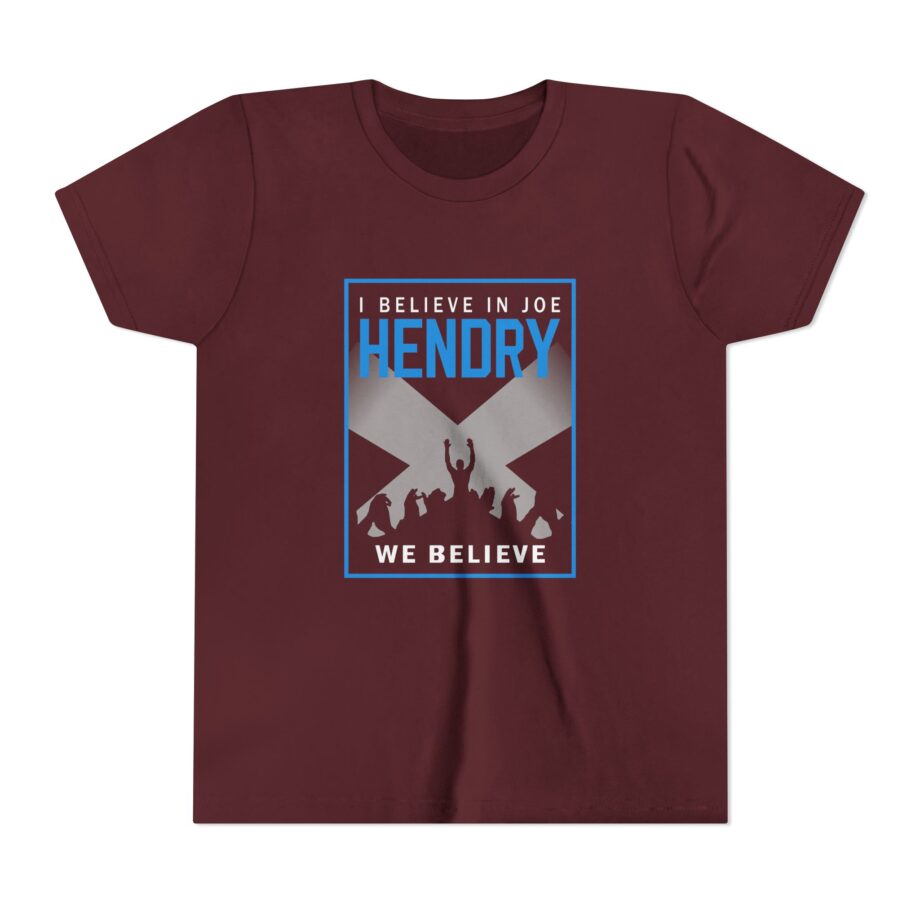 I Believe in Joe Hendry We Believe Youth Short Sleeve Tee