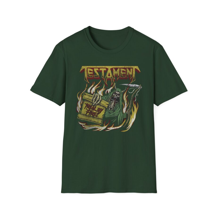 Testament Trial by Fire Unisex Softstyle T-Shirt