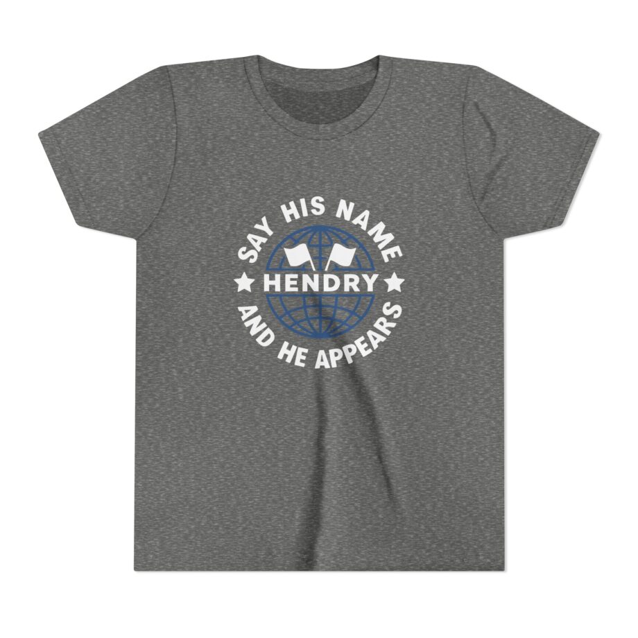 Say His Name Joe Hendry Youth Short Sleeve Tee