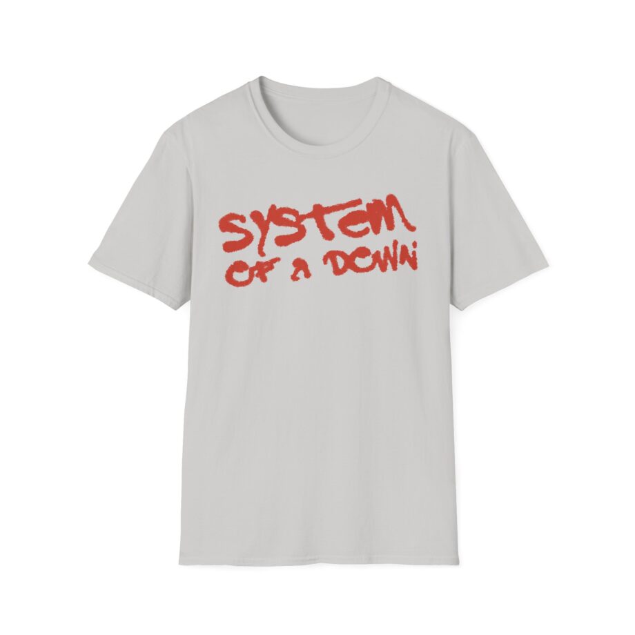 System of a Down Puff Script Unisex Softstyle T-Shirt