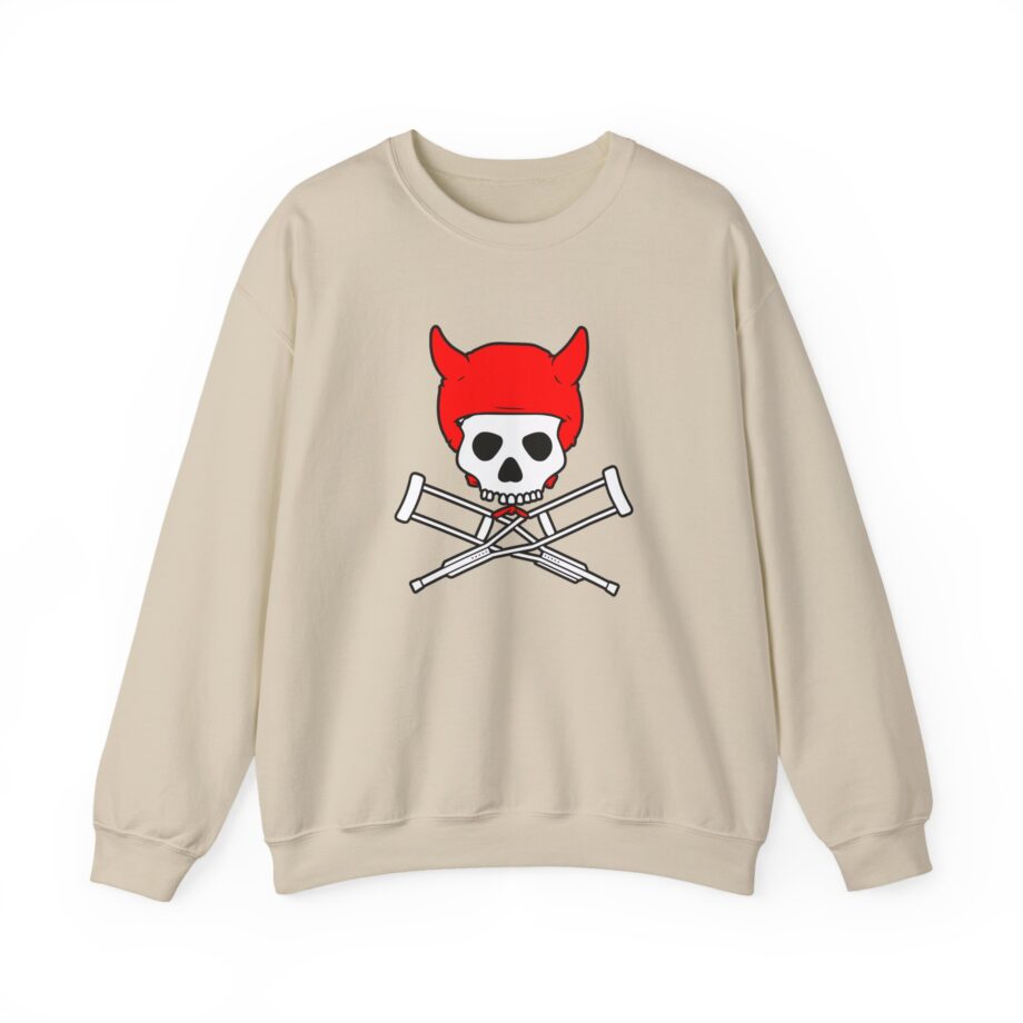 Jackass Camouflage Helmet Unisex Heavy Blend™ Crewneck Sweatshirt