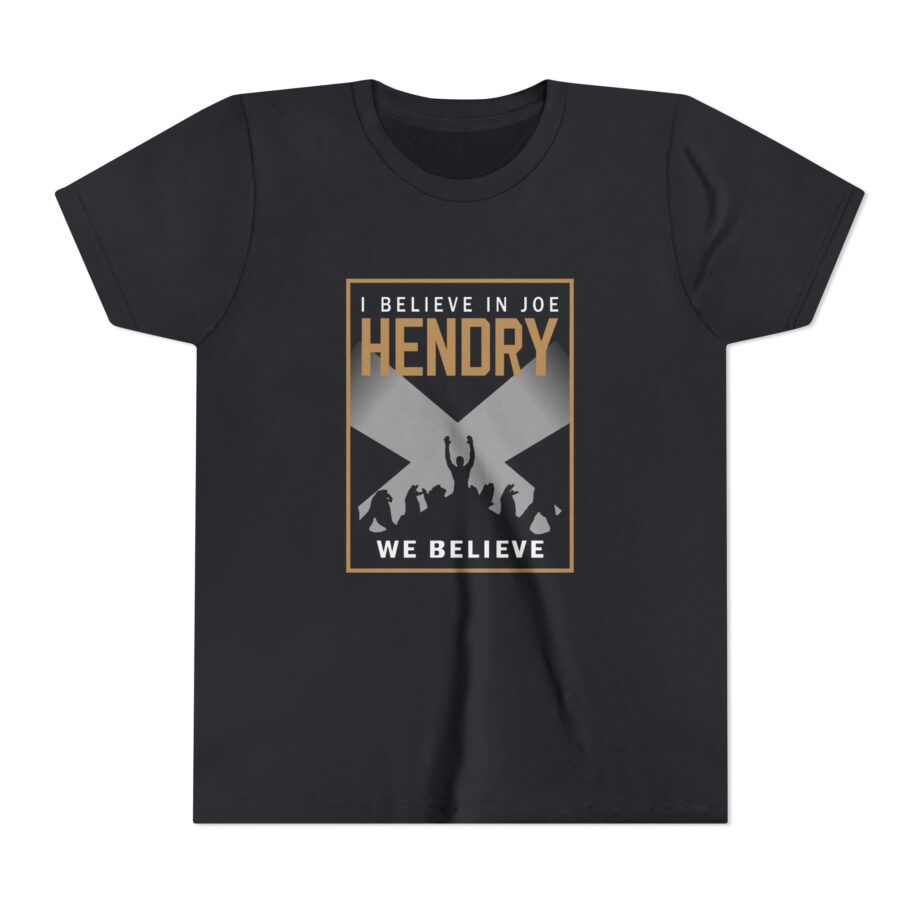 I Believe in Joe Hendry Youth Short Sleeve Tee