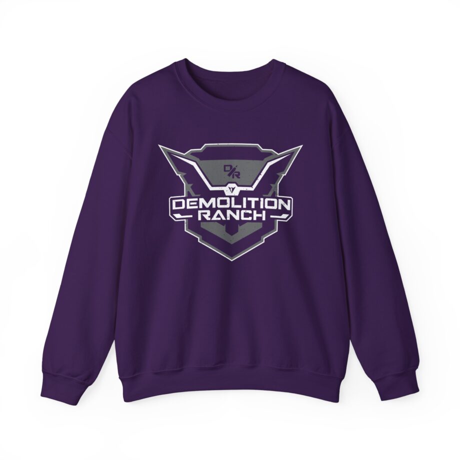 Monochrome Shield Unisex Heavy Blend Crewneck Sweatshirt