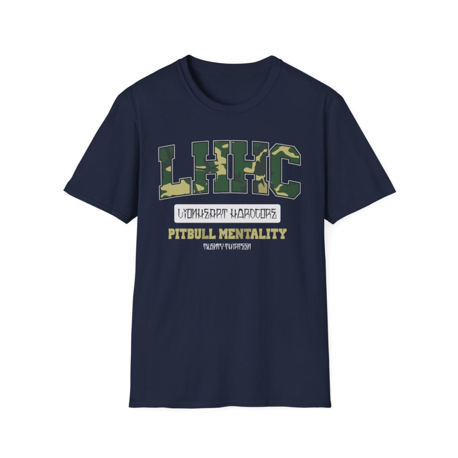 Lionheart Pitbull Camo Unisex Softstyle T-shirt