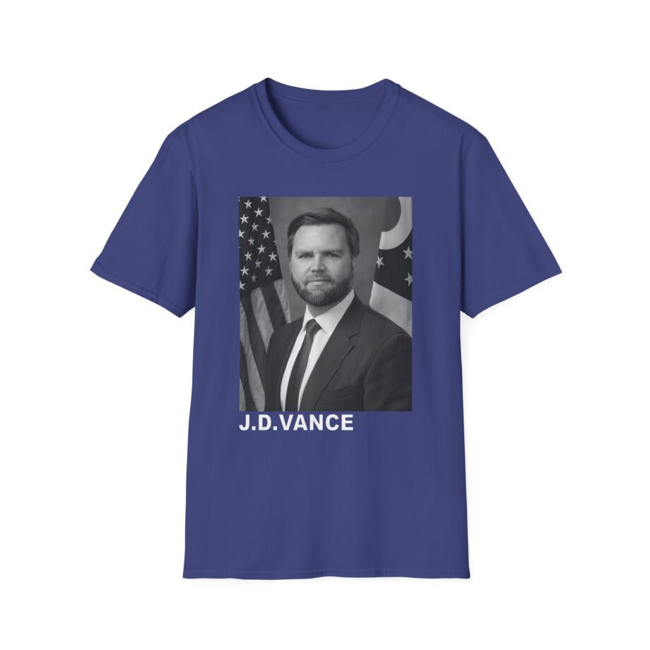 Jd Vance Portrait Pro Unisex Softstyle T-shirt