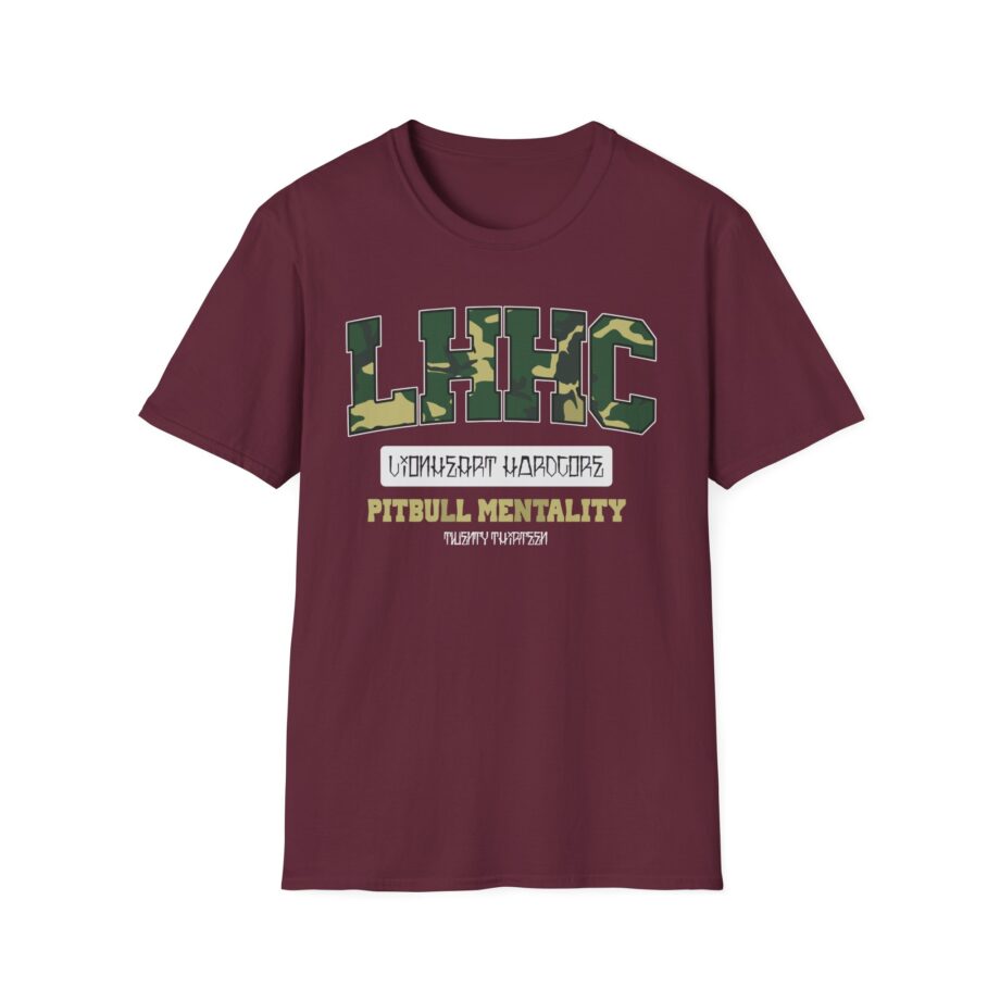 Lionheart Pitbull Camo Unisex Softstyle T-shirt
