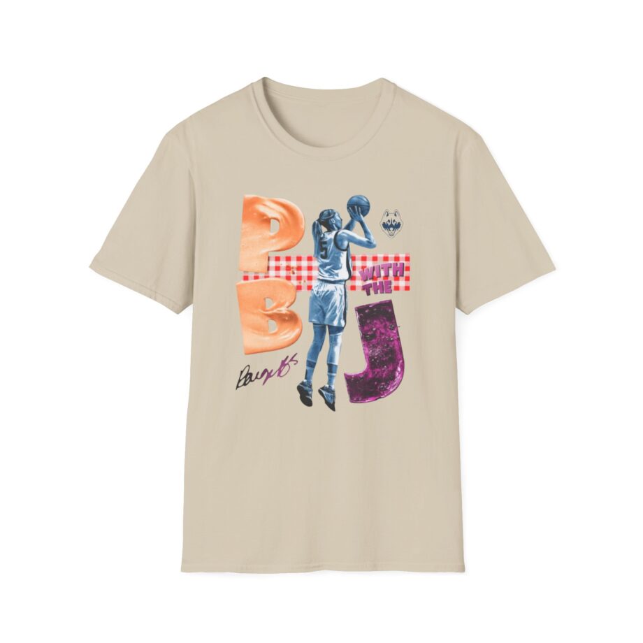 Paige Bueckers Pb With the J Unisex Softstyle T-shirt
