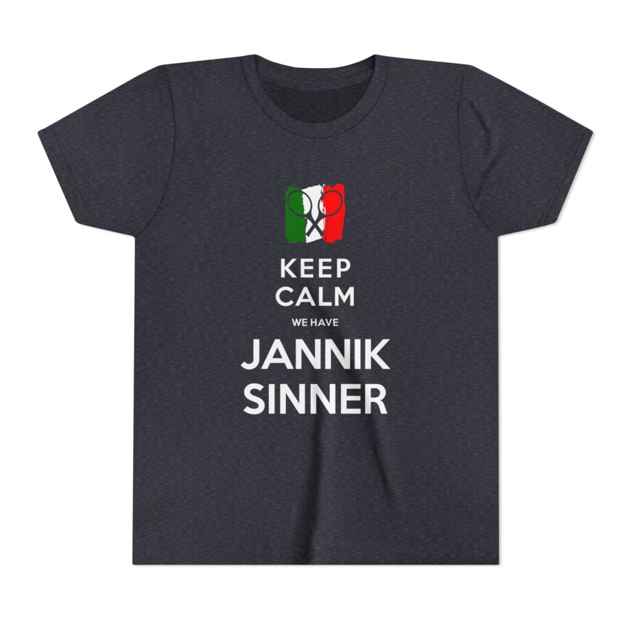 Jannik Sinner Keep Calm We Have Youth Short Sleeve Tee