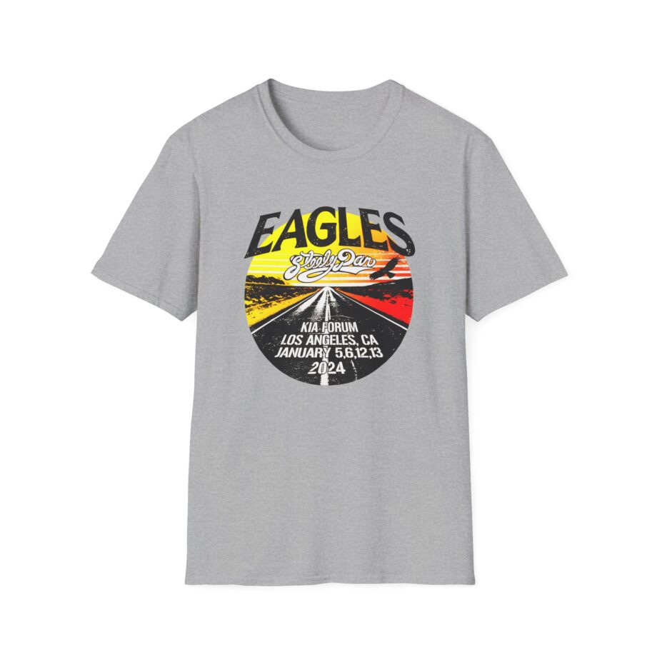 The Eagles The Long Goodbye 2024 Tour Los Angeles Unisex Softstyle T-Shirt