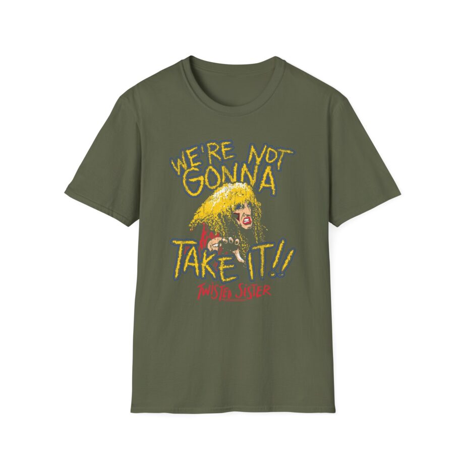 Twisted Sister We're Not Gonna Take It Unisex Softstyle T-shirt
