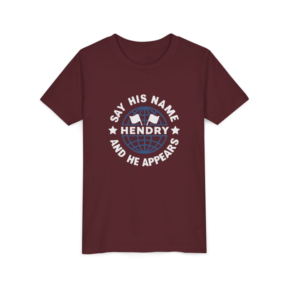 Say His Name Joe Hendry Youth Short Sleeve Tee