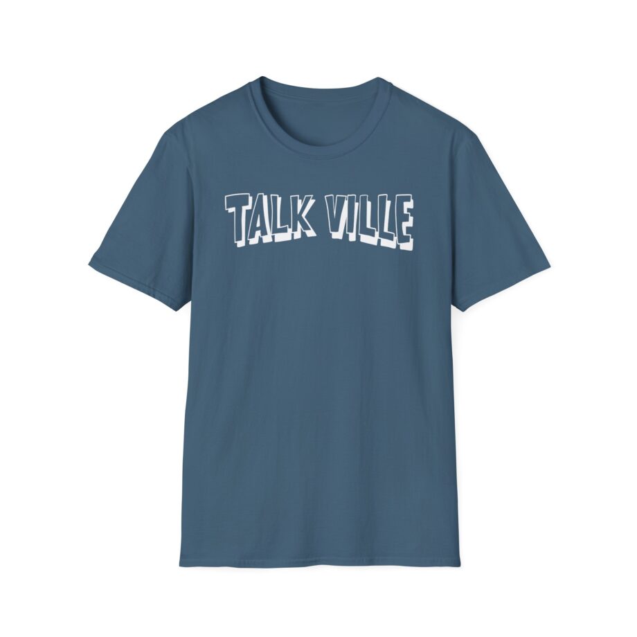 Talkville White Unisex Softstyle T-shirt