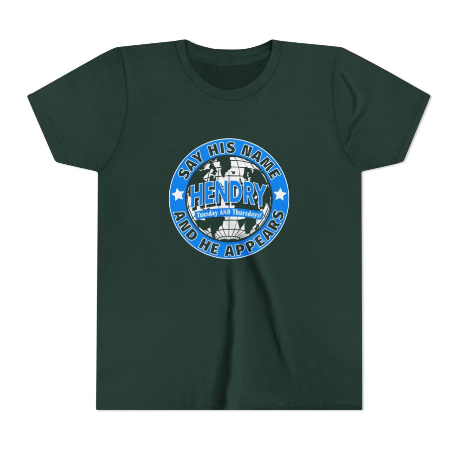 Say His Name Joe Hendry Youth Short Sleeve Tee