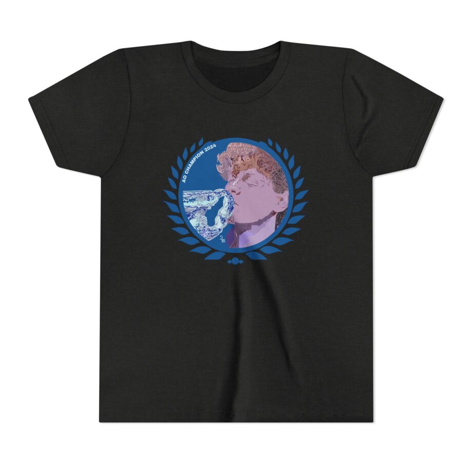Jannik Sinner AO Champion Youth Short Sleeve Tee