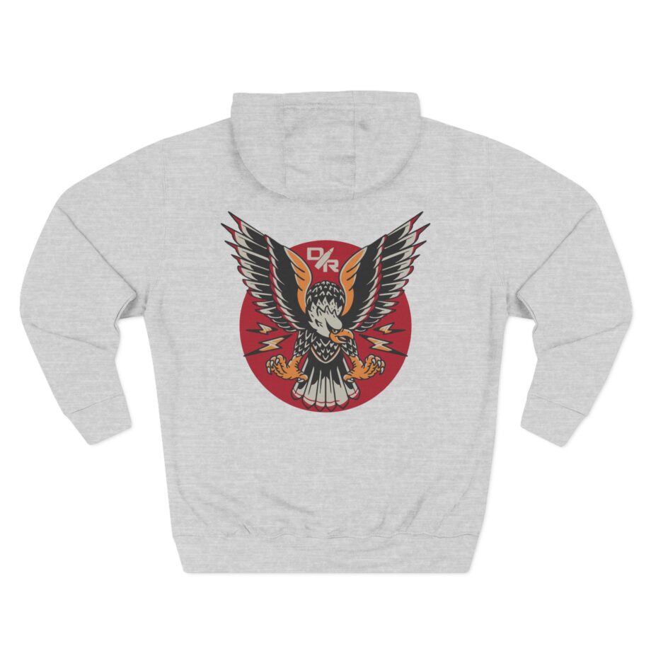 Demolition Ranch Demo Tattoo Eagle Three-Panel Fleece Hoodie
