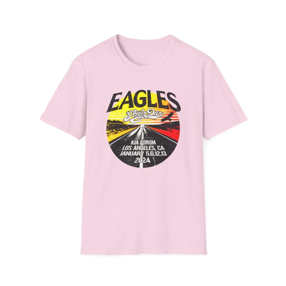 The Eagles The Long Goodbye 2024 Tour Los Angeles Unisex Softstyle T-Shirt