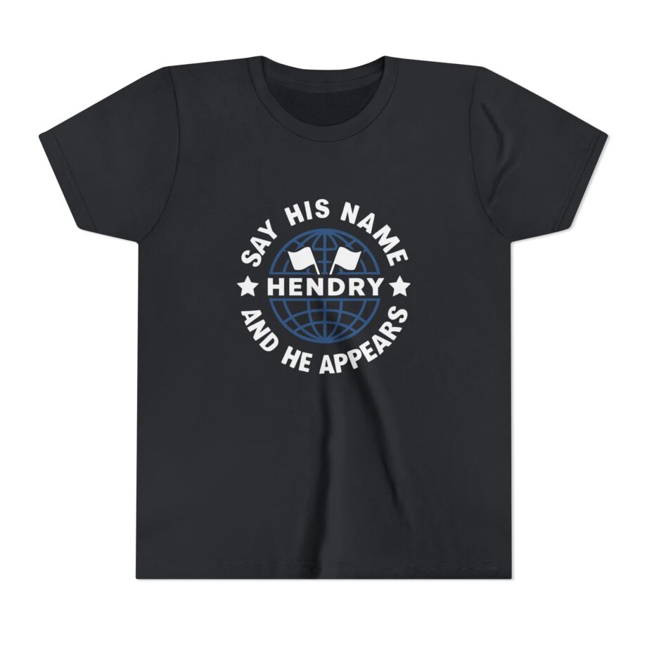 Say His Name Joe Hendry Youth Short Sleeve Tee