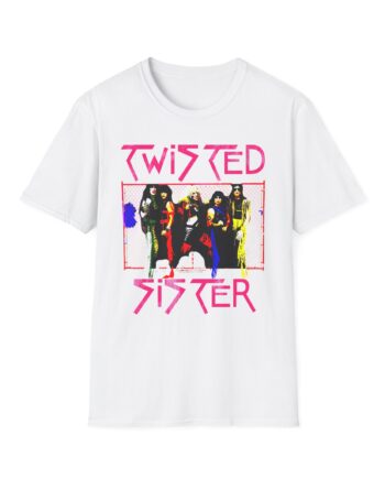 Vintage Group Photo Twisted Sister Unisex Softstyle T-shirt
