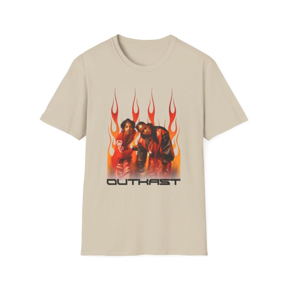 Outkast Outkast Flames Unisex Softstyle T-shirt
