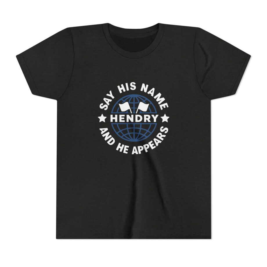 Say His Name Joe Hendry Youth Short Sleeve Tee