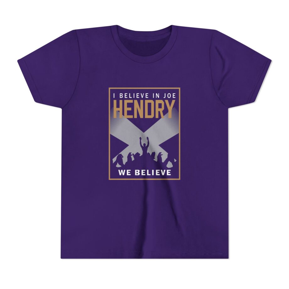 I Believe in Joe Hendry Youth Short Sleeve Tee