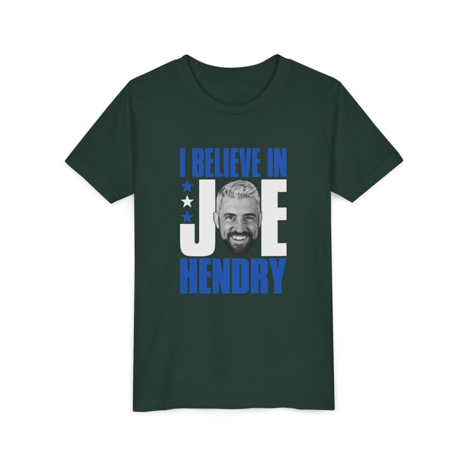 I Believe in Joe Hendry Youth Short Sleeve Tee