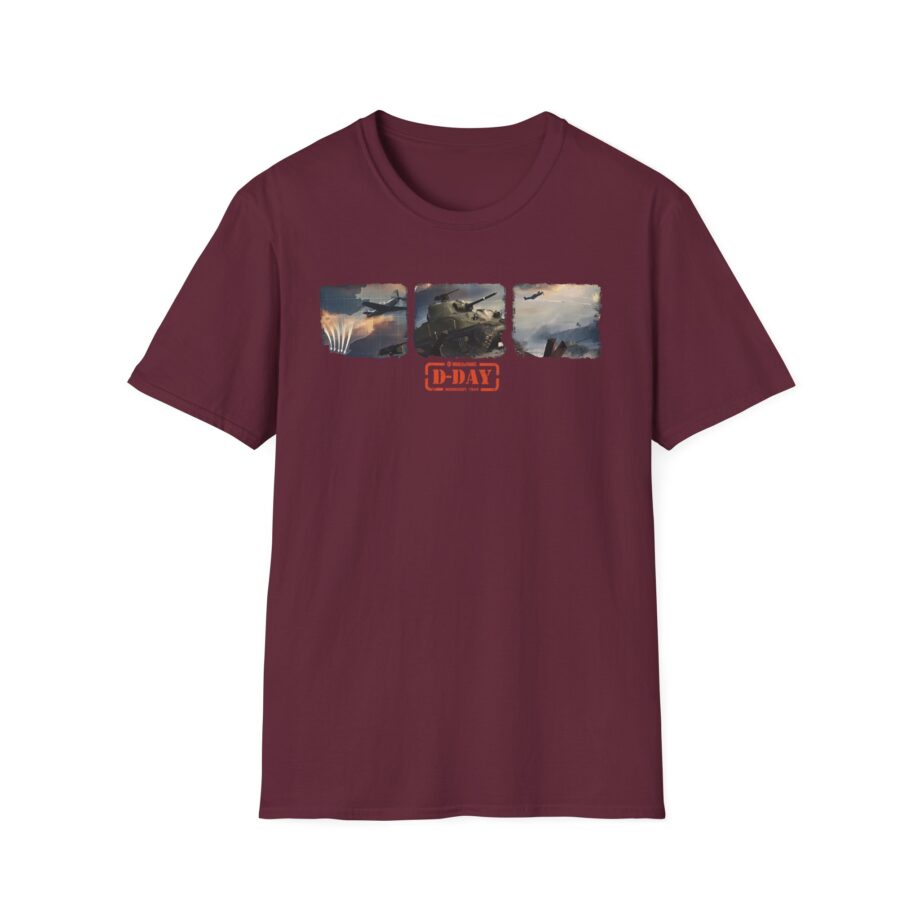 World of Tank Wot D-day Unisex Softstyle T-Shirt