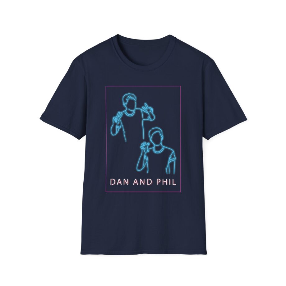 Dan And Phil Neon Unisex Softstyle T-Shirt
