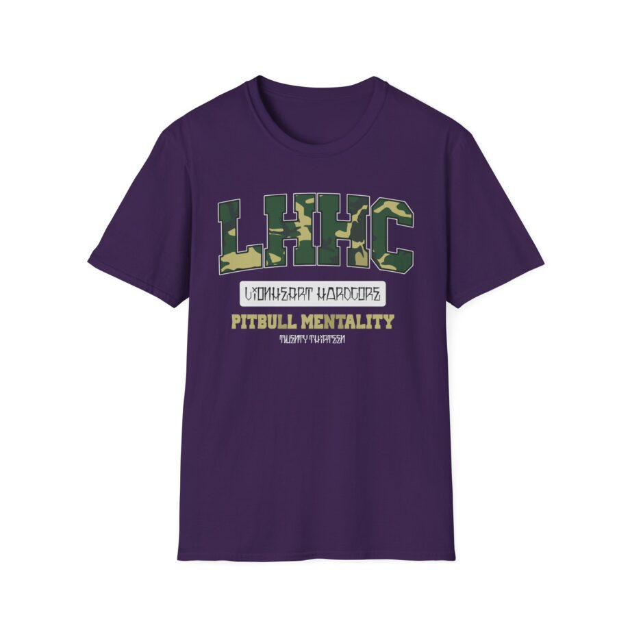 Lionheart Pitbull Camo Unisex Softstyle T-shirt