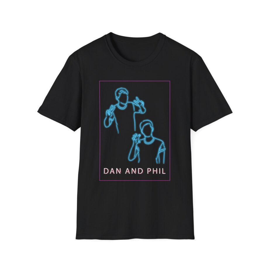 Dan And Phil Neon Unisex Softstyle T-Shirt