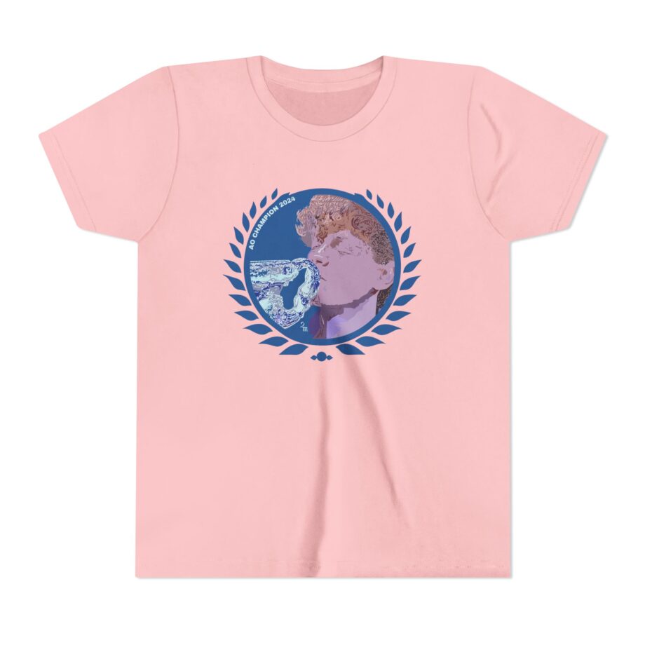 Jannik Sinner AO Champion Youth Short Sleeve Tee