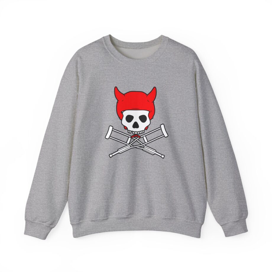 Jackass Camouflage Helmet Unisex Heavy Blend™ Crewneck Sweatshirt
