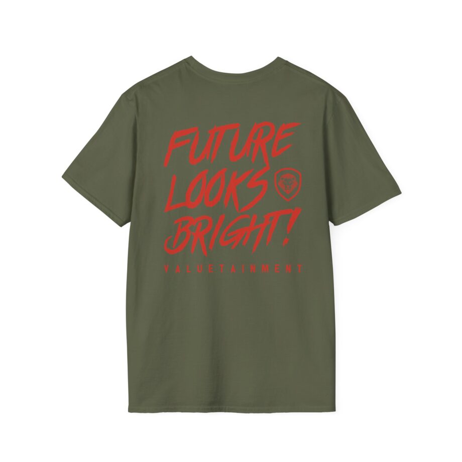 Valuetainment Future Looks Bright Unisex Softstyle T-shirt