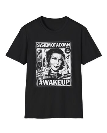 System of a Down Awake Distressed Unisex Softstyle T-Shirt