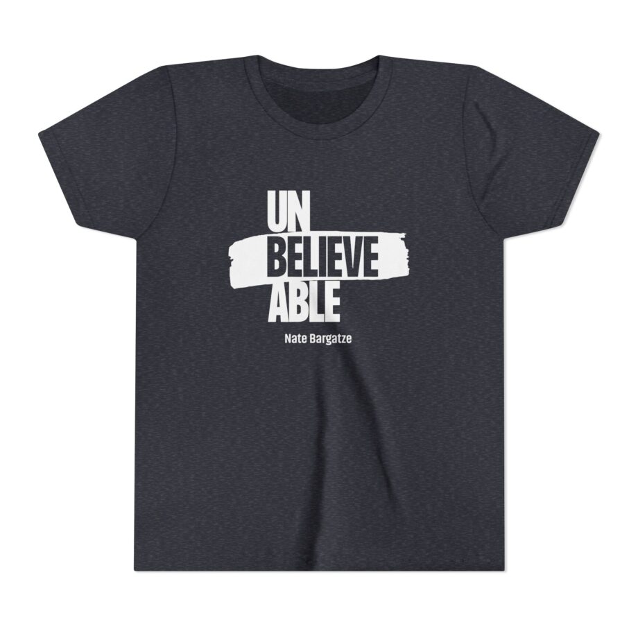 Nate Bargatze  Unbelievable Youth Short Sleeve Tee