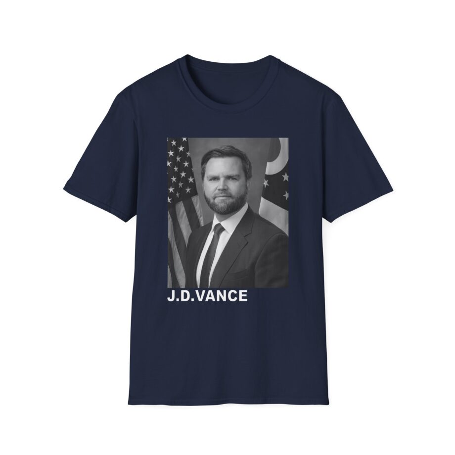 Jd Vance Portrait Pro Unisex Softstyle T-shirt
