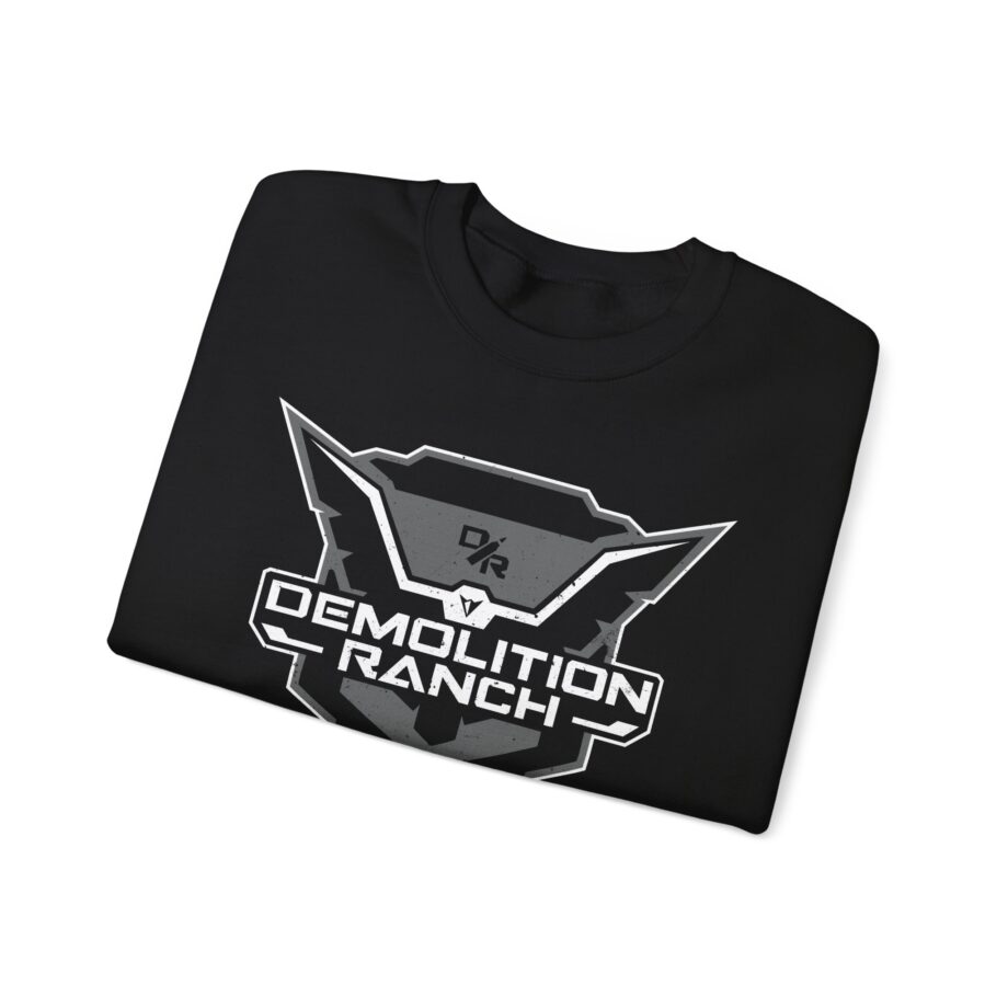 Monochrome Shield Unisex Heavy Blend Crewneck Sweatshirt