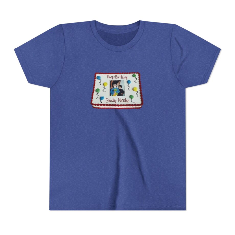 Birthday Cake Slushy Noobz Youth Short Sleeve Tee