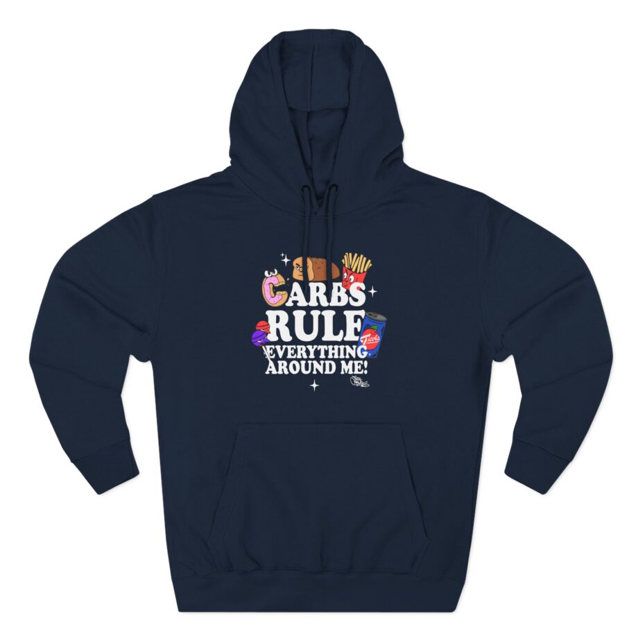 Method Man Carbs Rule Everything Around Me Three-Panel Fleece Hoodie