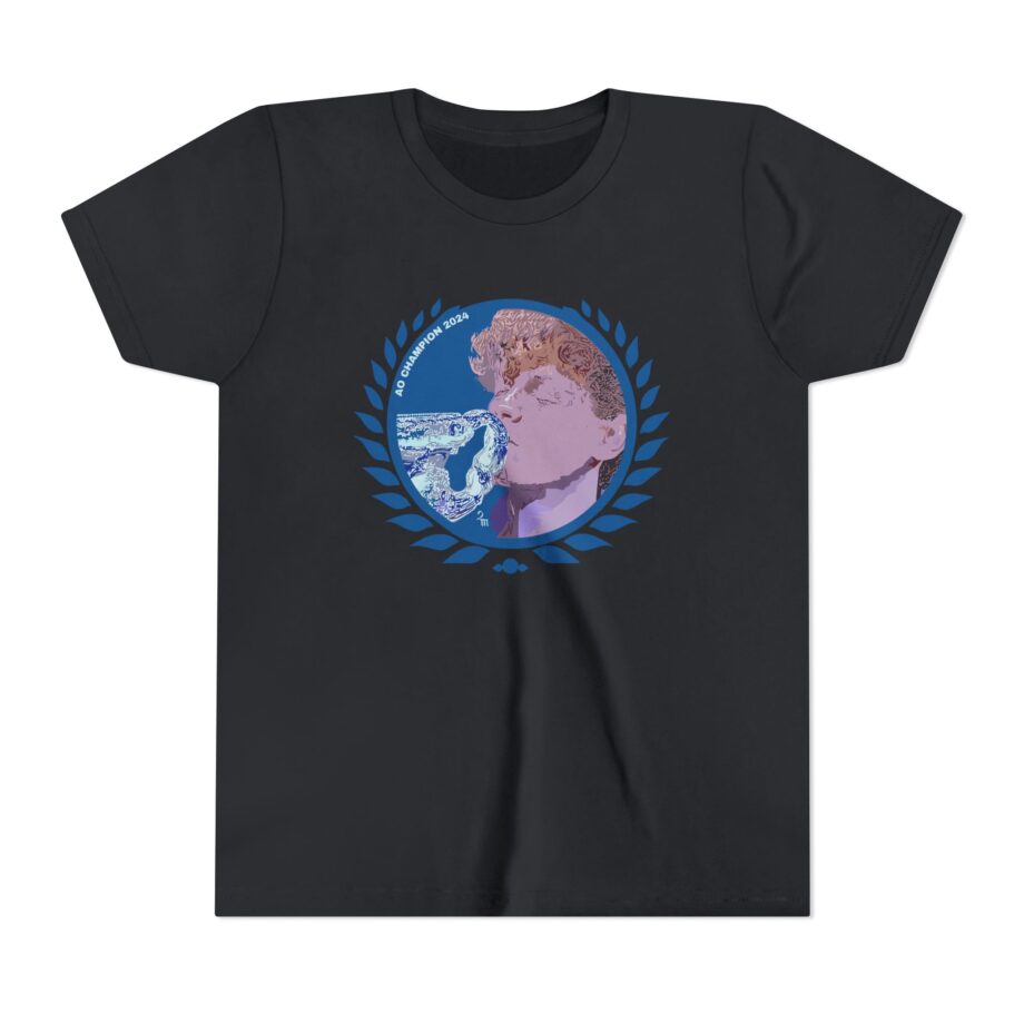 Jannik Sinner AO Champion Youth Short Sleeve Tee