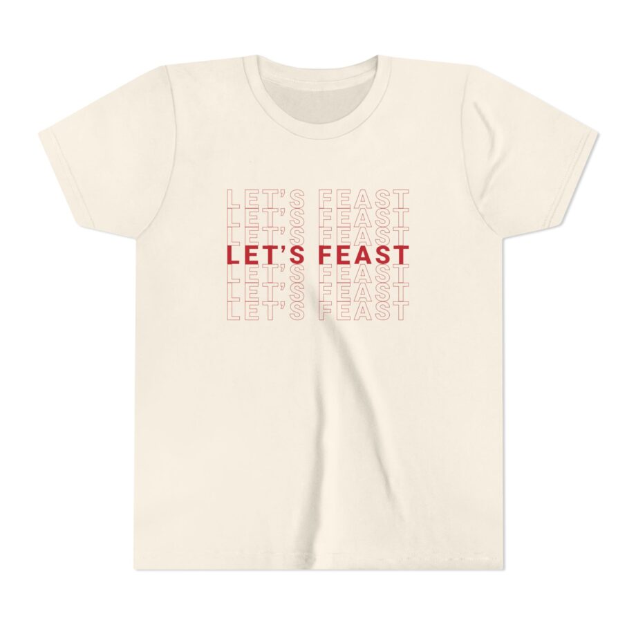 Elyse Myers Let’s Feast Youth Short Sleeve Tee