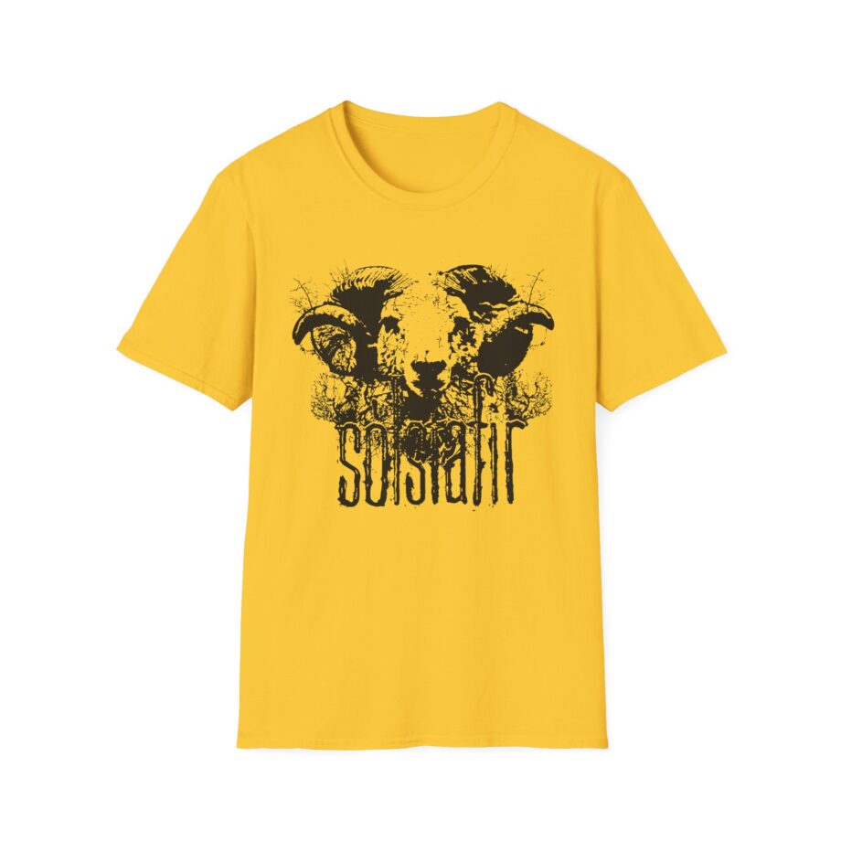 Solstafir Ram Olive Unisex Softstyle T-Shirt