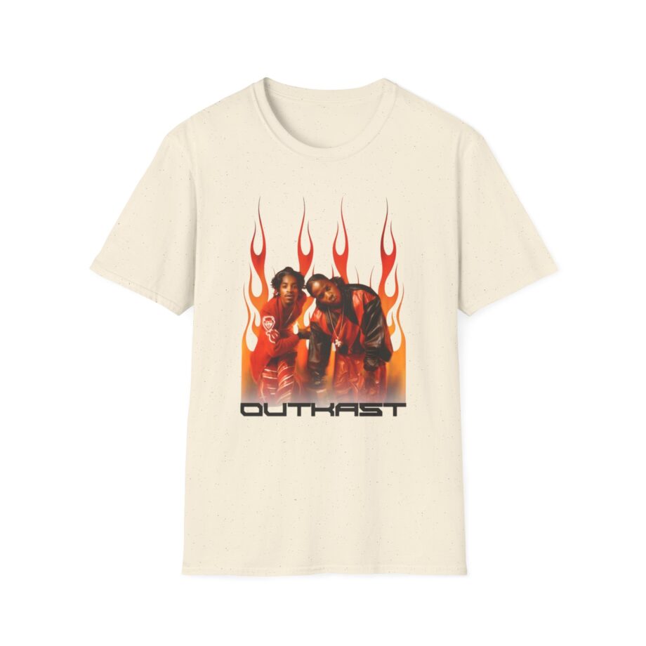 Outkast Outkast Flames Unisex Softstyle T-shirt